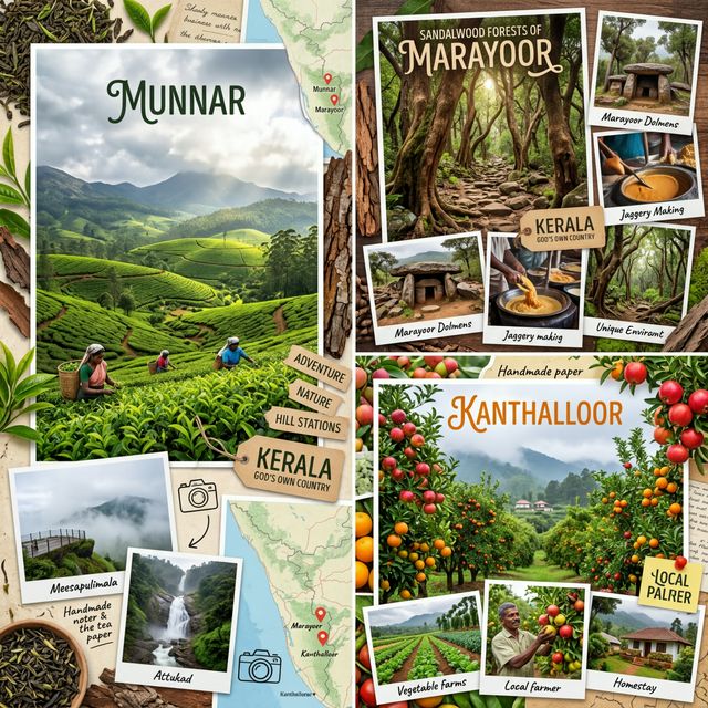 Kanthalloor Marayoor Munnar